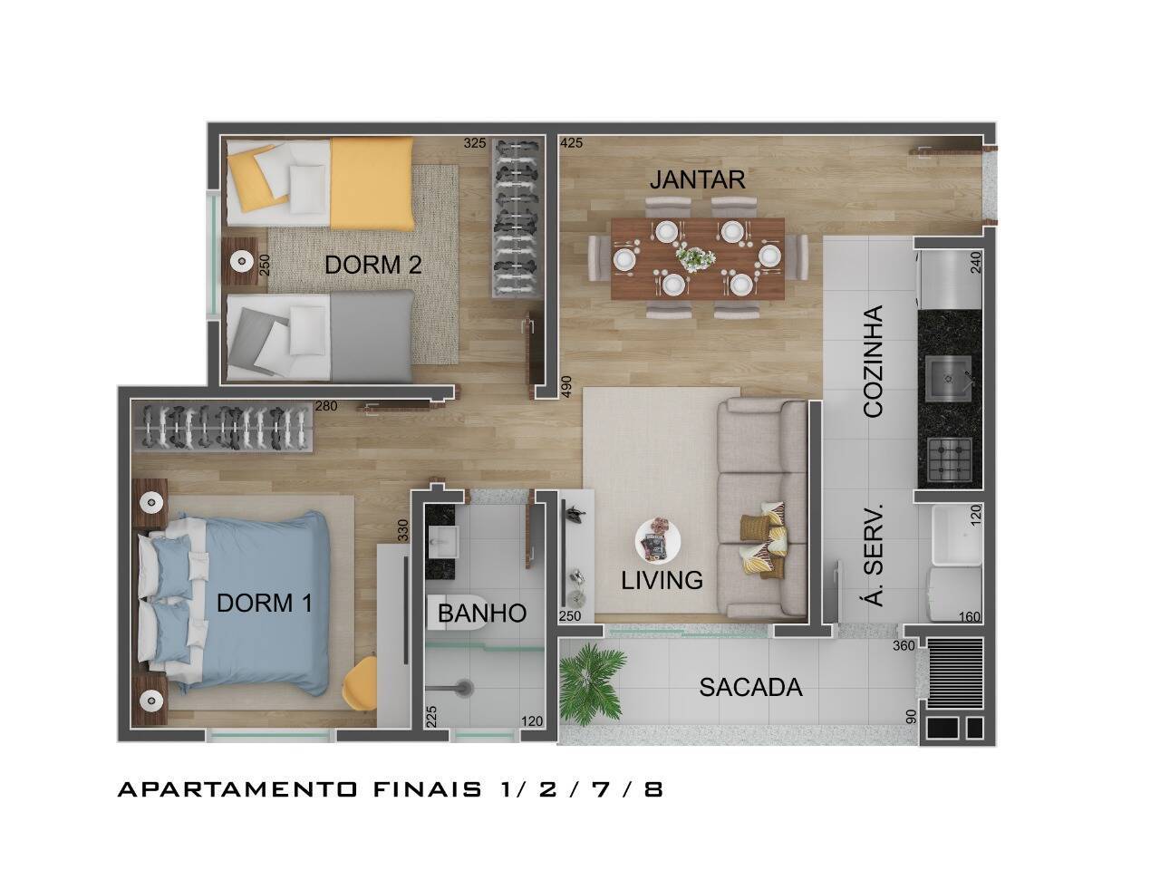 Apartamento, 2 quartos - Foto 7